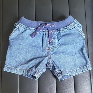 Carter's Blue Denim Kids Shorts with Drawstring